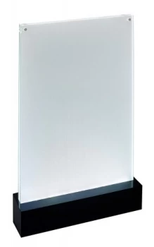Image of Sigel LED Table Top Display Frame A5 Black Base