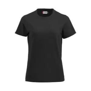 Image of Clique Womens/Ladies Premium T-Shirt (XXL) (Black)