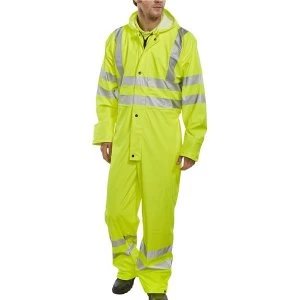Image of BSeen XXXXLarge Breathable Protective Coverall Saturn Yellow