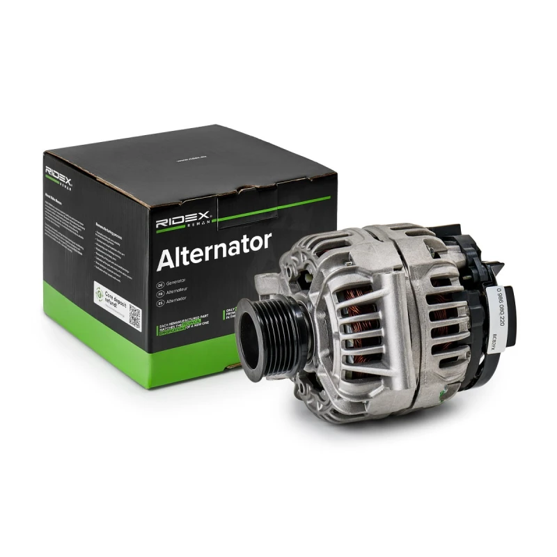 Image of RIDEX REMAN 4G0304R Generator Alternator Charging Current: 75A, Voltage: 12V, with integrated regulator Alternator (4)