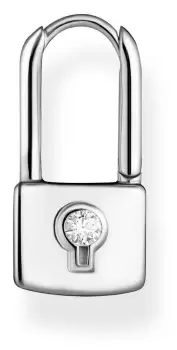 image of Thomas Sabo CR679-051-14 Sterling Silver Single Hoop Padlock Jewellery