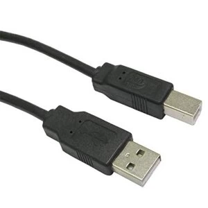 image of SPIRE CDL-102 USB Printer Cable 1.8 Metres Type A to B Black