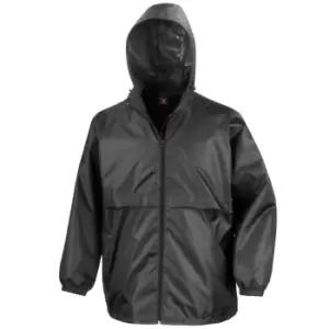 image of Result Mens Core Lightweight Waterproof Shield Windproof Jacket (L) (Black)