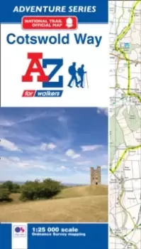 Image of Cotswold Way National Trail Official Map : With Ordnance Survey Mapping