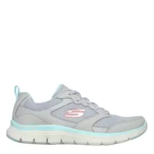 image of Skechers Flex Appeal 4 Active Flow Trainers Womens - Grey