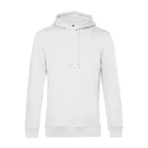 Image of B&C Mens Organic Hooded Sweater (3XL) (White)