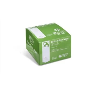 Image of Click Medical Sterile Saline Wipes Individually Wrapped Ref CM0805