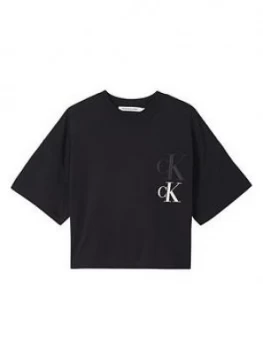 Calvin Klein Jeans Plus Size Ck Eco Oversized T-Shirt - Black