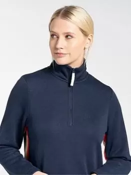 Image of Craghoppers Pinalla Half Zip Top - Navy, Size 14, Women