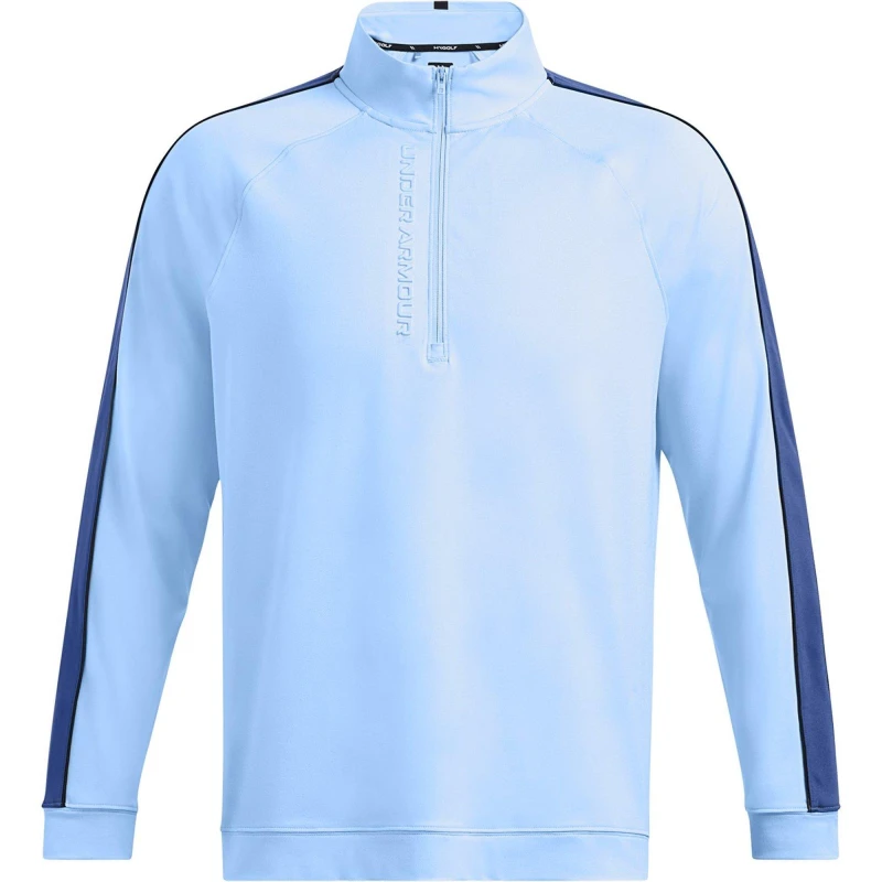 Image of Under Armour Mens Storm Midlayer Knitted Sweater Vest Blue male M