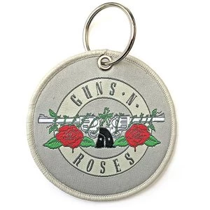 Image of Guns N' Roses - Silver Circle Logo Keychain