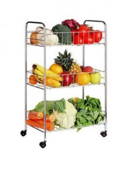 image of Premier Housewares 3-Tier Food Storage Cart