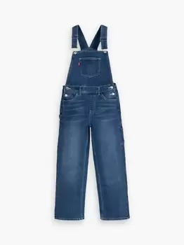 image of Shoecut Carpenter Overalls - Blue