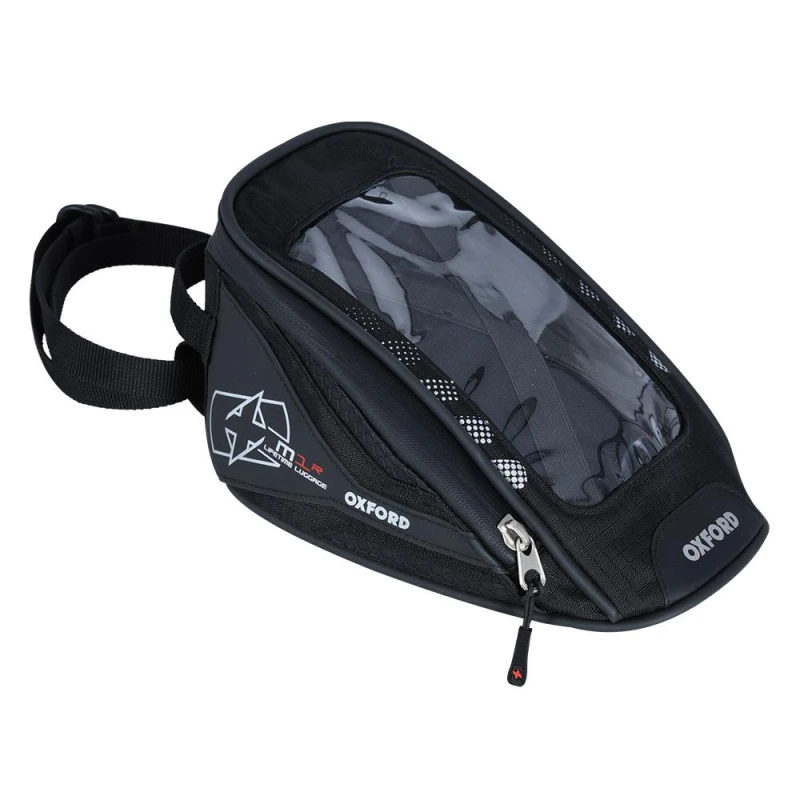 Image of Oxford M1R Micro Motorcycle Tank Bag 1L Black Black