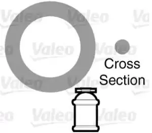 Image of VALEO Gaskets 509169 Seal, coolant pipe