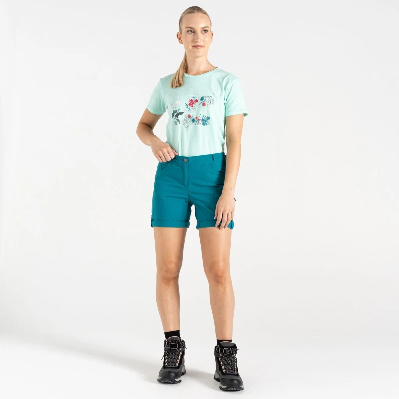 Image of Womens shorts Dare 2B Melodic II Vert Female 42