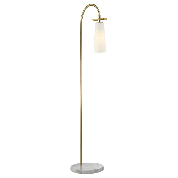 image of Bow Floor Lamp Brass, E27