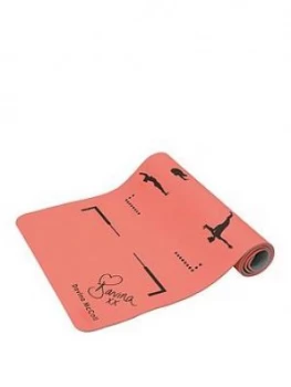 Image of Davina Mccall Davina Tpe Printed Yoga Mat - Orange