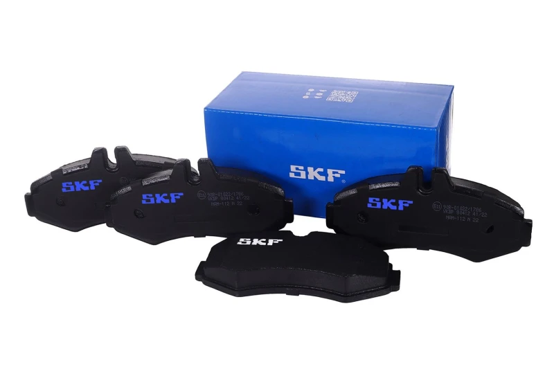 Image of SKF VKBP 80412 Brake pad set prepared for wear warning indicator Brake Pad Set,disc brake (402)