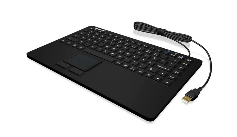 Image of KeySonic KSK-5230 IN (US) keyboard Office USB QWERTY US English Black
