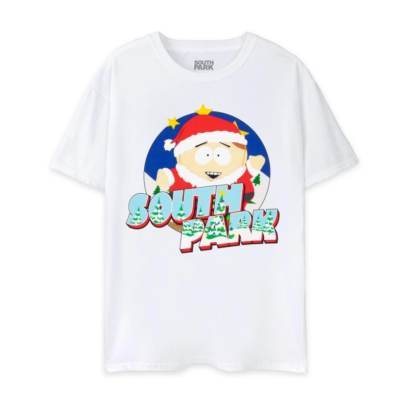 Image of South Park South Park Men Short Sleeved T-Shirt in White Size: Small White S Male 5063203024100