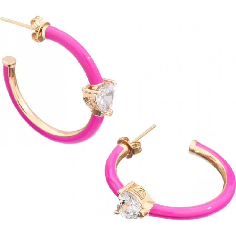 Image of Chiara Ferragni Womens J19AVI19 Pair Of Earrings in Pink Pink Female One Size
