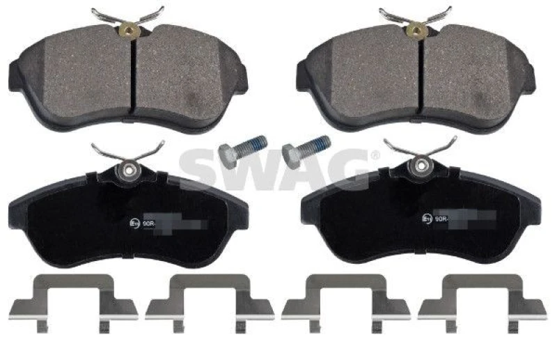 Image of Brake pad set SWAG 64 91 6591