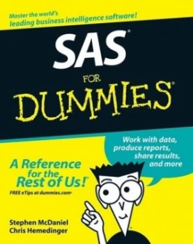 Image of Sas for Dummies by Stephen Mcdaniel Paperback