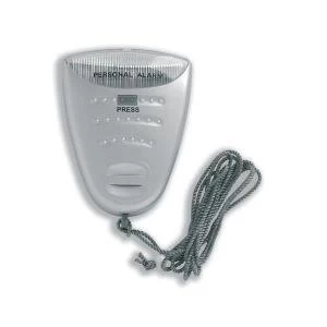 image of Personal Attack Alarm Silver with Built in Torch and Lanyard PS2070