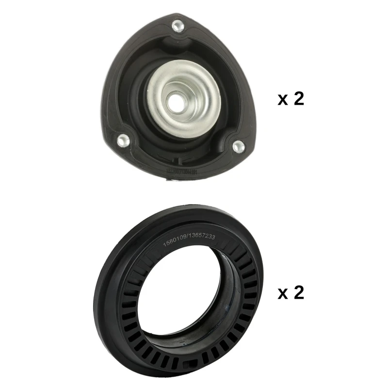Image of RIDEX 1180S1025 Top strut mount Front Axle Suspension Strut Support Bearing (1180)