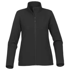 image of Stormtech Womens/Ladies Orbiter Soft Shell Jacket (M) (Black/Carbon)