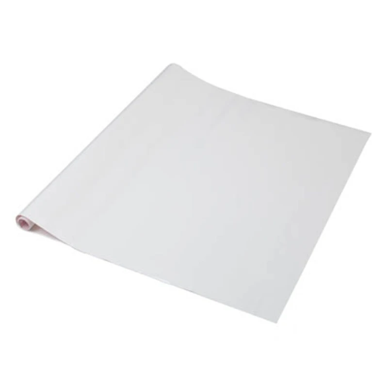 Image of D-C-Fix Glossy White Self Adhesive Vinyl Wrap Film Size: 675mm x 10000mm White Unisex 675mm x 10000mm