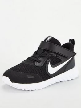 Image of Nike Revolution 5 Toddler Trainers - Black/White