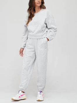 Image of Puma Sweat Top & Jogger Set - Grey Size XS Women