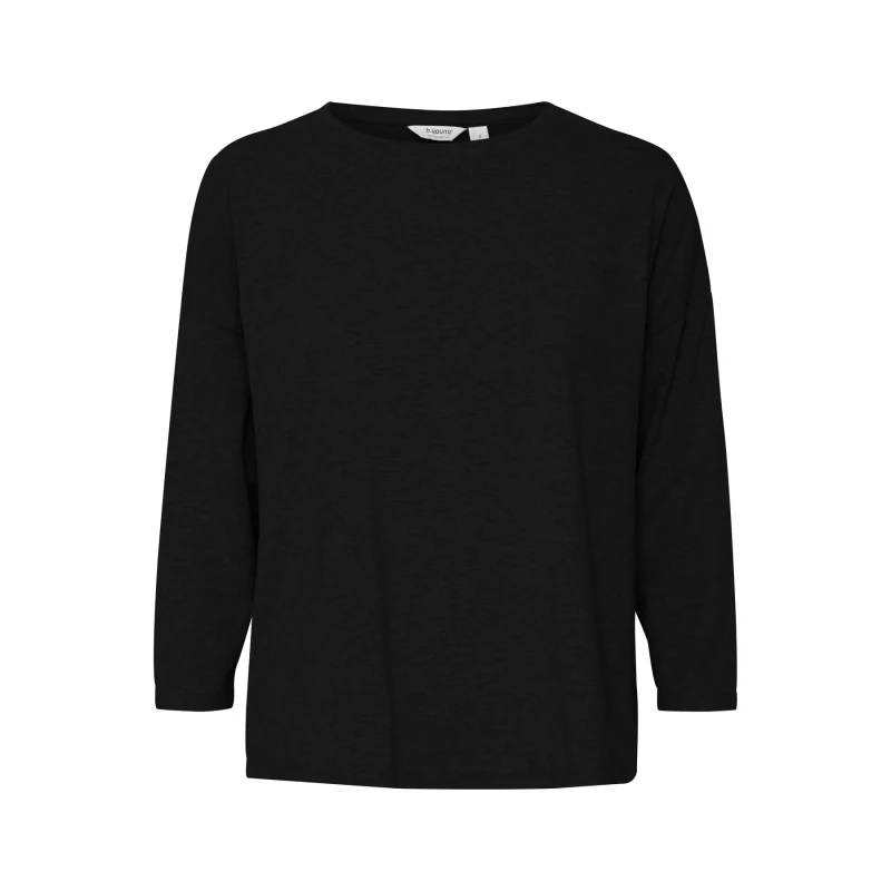 Image of b.Young Womens three-quarter sleeve T-Shirt b.young Pamila Noir Female L