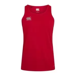 Image of Canterbury Vapodri Poly Flag Tank Top Mens - Red