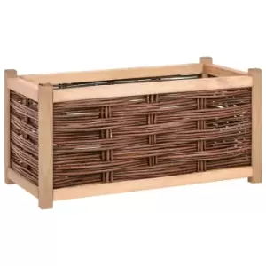 image of Vidaxl Garden Raised Bed 80x40x40cm Solid Pine Wood