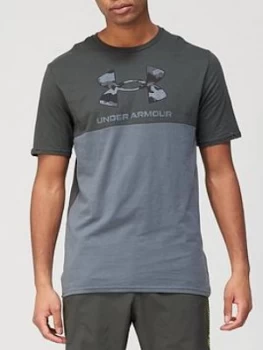 Image of Urban Armor Gear Camo Big Logo T-Shirt - Khaki