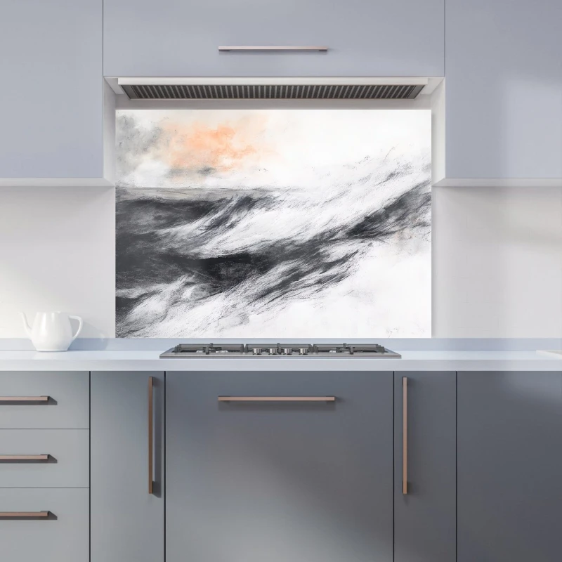 Image of Designer Kitchen Splashbacks Isla Quinn: 00016 Kitchen Splashback Size: 600mm x 750mm Multicolor Unisex 600mm x 750mm