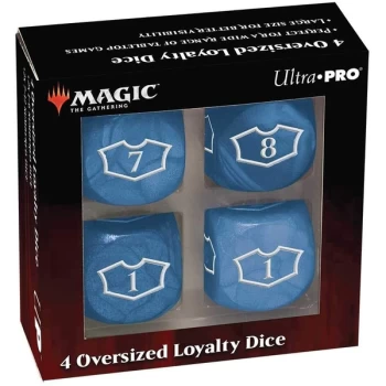 Image of Magic: The Gathering - Deluxe 22MM Island Loyalty Dice Set with 7-12