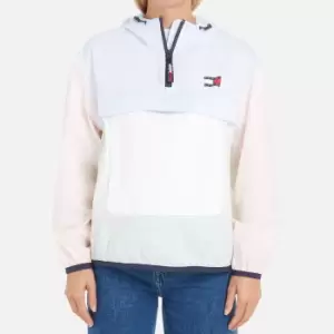 Image of Tommy Jeans Colour-Block Packable Chicago Shell Jacket - L