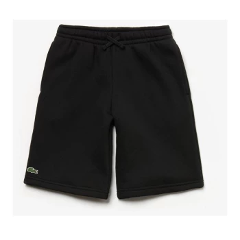 Lacoste Basic Fleece Shorts - Black