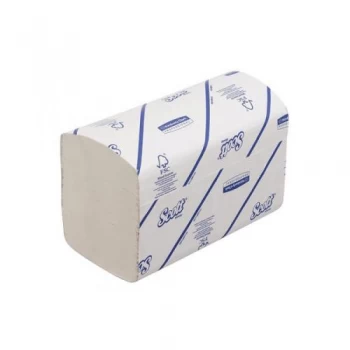 Image of SCOTT XTRA Hand Towels 1-ply 200x315mm 240 Towels per Sleeve Blue Ref