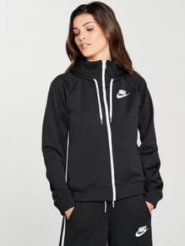 Image of Nike Nsw Polyknit Fz Hoodie Black Size L Women