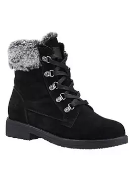 Image of Hush Puppies Florence Ankle Boots - Black, Size 3, Women