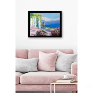 Image of SC0997 Multicolor Decorative Framed MDF Painting