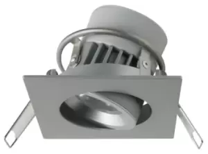 Megaman 8W Siena Square Integrated LED Downlight White - Warm White - 191761