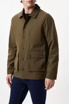 image of Mens Coated Cord Collar Jacket