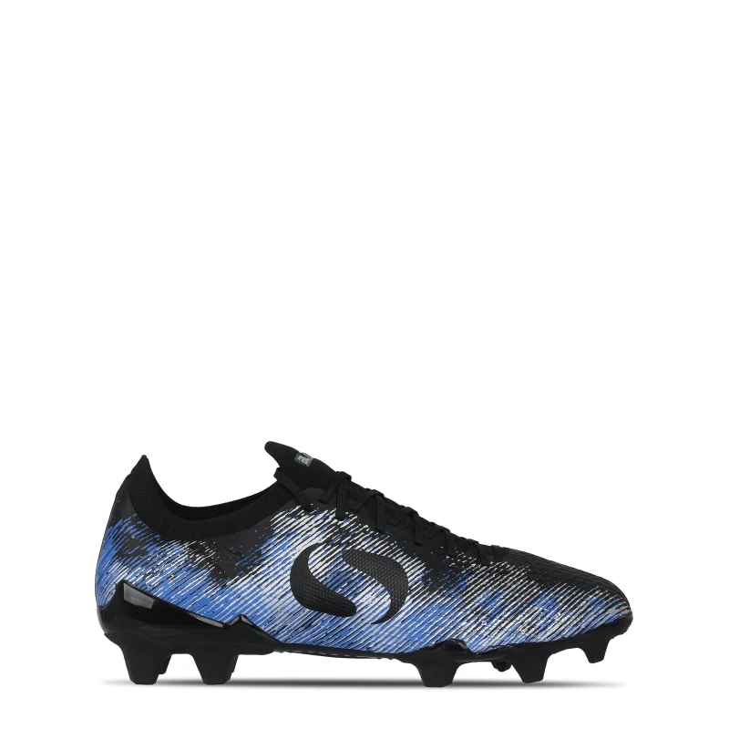 Image of Sondico Blaze Firm Ground Football Boots Black/Blue male 7.5 (41.5)