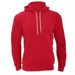 image of Canvas Unisex Pullover Hooded Sweatshirt / Hoodie (M) (Red)